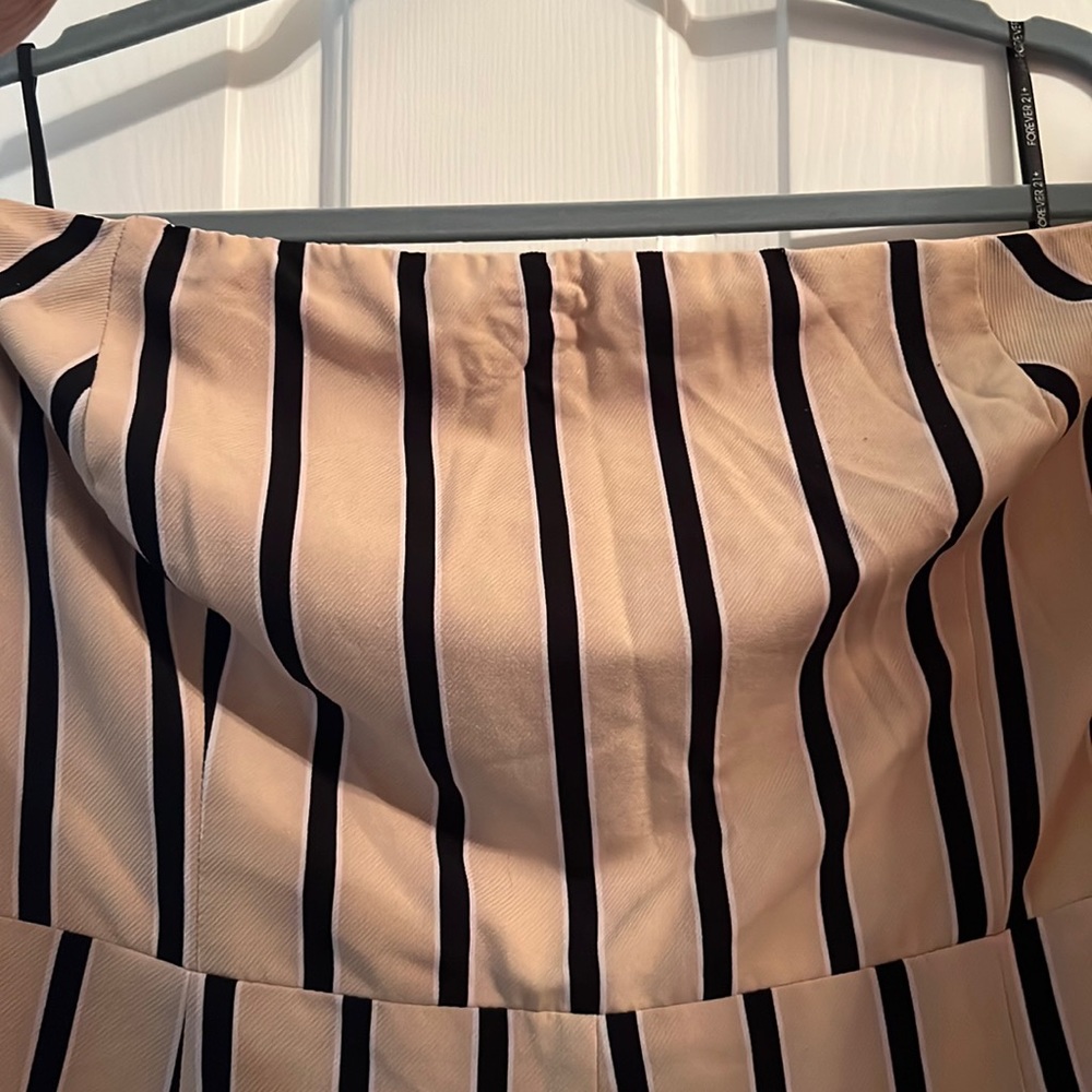 Striped jumpsuit